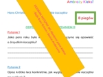 EGZAMIN DO "Akademii pana Kleksa" NA PODSTAWIE ZNAJOMOŚCI "Bajek" Bracii Grimm i "Baśni" Andersena