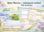 Quiz „Marzec miesiącem zmian”