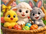 Przyjaciele z wielkanocnego koszyczka- zadania kreatywne do opowiadania