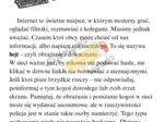 Bezpieczeństwo w sieci kl. 2-4. Karta pracy: czytanie ze zrozumieniem + zadania.