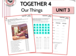 Together 4 Unit 3 - zestaw: Vocabulary Activities + Grammar Activities + Board Game + Speaking Activities + test i kartkówki do działu