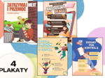 Pakiet edukacyjnych plakatów: Ochrona małoletnich, cyberprzemoc i odpowiedzialne korzystanie z technologii