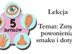Klasa 7 - Zmysły- prezentacja