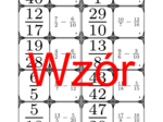 Domino - Odejmowanie ułamków | matematyka