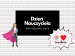 DZIEŃ NAUCZYCIELA po angielsku - mini resource pack