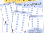 BITWA NA ŚNIEŻKI - porównywanie (ułamki zwykłe, dziesiętne, tabliczka mnożenia, pierwiastki, szacowanie, liczby całkowite)
