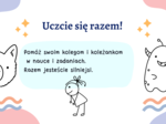 Materiał na gazetke + prezentacja dla wychowawców i pedagogów ,,Jak być dobrym duszkiem w grupie"