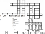 Brainy 5 – Unit 7 – krzyżówki – Sports events, places and people/Television and other media