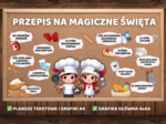 PRZEPIS NA MAGICZNE/UDANE ŚWIĘTA - Gazetka szkolna/przedszkolna