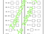 Dzielenie z resztą - szybka kartkówka (klasa 4-5)