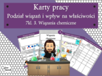 Karty pracy- Klasa 7. Chemia – Podział wiązań i wpływ na właściwości