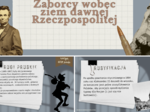 H709 prezentacja Zaborcy wobec ziem dawnej Rzeczpospolitej
