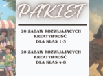 PAKIET Zabaw rozwijających kreatywność dla szkoły podstawowej
