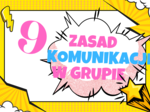 Prezentacja na godzinę wychowawczą - Zasady komunikacji w grupie