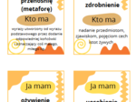 Ja mam, kto ma - ŚRODKI STYLISTYCZNE, POETYCKIE - gra dydaktyczna