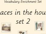 Zestaw kart obrazkowych: PLACES IN THE HOUSE SET 2