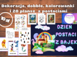 Dzień Postaci z Bajek - Pakiet dekoracji i kart pracy