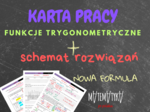 Karta pracy- FUNKCJE TRYGONOMETRYCZNE-