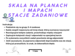 Skala na planach i mapach. Stacje zadaniowe dla klas 6-8