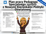 Plan pracy pedagoga specjalnego – szkoła ponadpodstawowa
