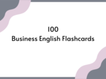 100 Business English Flashcards – Fiszki