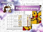Kolorowanka XXL: Fizyka. Klasa 8. Prąd elektryczny. Pomysł na ciekawą lekcję! Karta pracy. MOC powtórki.