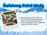DZIEŃ WODY- gazetka edukacyjna z hasłem TOPNIENIE LODOWCÓW