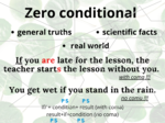 Zero Conditional and First Conditional wklejka