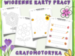 WIOSENNE KARTY PRACY - GRAFOMOTORYKA