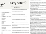 Czytanie ze zrozumieniem – Harry Potter – klasa IV, V
