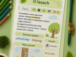 Wiersz „O lasach” – karty dla uczniów