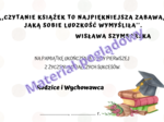 Wkładki do książek. Zakończenie roku szkolnego. Klasy 1-8 . Wzór 4
