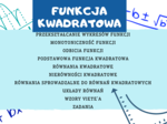 Notatka z funkcji kwadratowej - matematyka