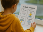 Karta pracy: "Rodzaje deszczu"