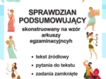 Mitologia - sprawdzian podsumowujący pracę z lekturą
