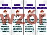 Zakładki do książki Dzień Chłopaka