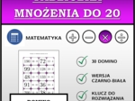 Domino - Tabliczka mnożenia do 20 | matematyka
