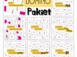 PAKIET - domino - 8 MATERIAŁÓW