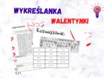 Walentynkowa wykreślanka