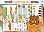 Dzień Pluszowego Misia + LITERKI (klamerki)