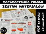 Matematyczna Polska – zestaw materiałów o Polsce. Działania pisemne, ułamki zwykłe i dziesiętne, kolejność wykonywania działań, prędkość, droga i czas, zaokrąglanie liczb, jednostki długości, pole, proporcje, procenty. Dzień Flagi, Święto Niepodległości,