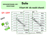 Chemiczna rozsypanka, dopasowywanka - SOLE - 88 przykładów