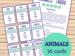Animals - Taboo | 36 kart