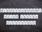 Międzynarodowy Dzień Języka Ojczystego – girlanda do druku (PDF)