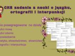 Testy egzaminacyjne CKE nauka o języku , ortografia i interpunkcja