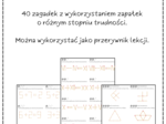 Łamigłówki matematyczne - zapałki. Zagadki klasa 4, klasa 5, klasa 6, klasa 7, klasa 8