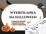🕸️ Wykreślanka „Halloween” – klasy 1–8, świetlica, godzina wychowawcza, język polski