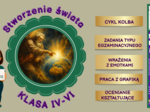 Biblia -Stworzenie świata – scenariusz lekcji z prezentacją i kartami pracy -Klasy IV–VI
