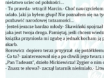 ĆWICZYMY ZAPIS DIALOGU ZADANIE DLA UCZNIÓW KLAS 7-8