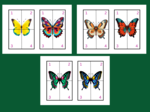 DZIEŃ MOTYLA – puzzle – układanka- układanki – WIOSNA - biblioteka – świetlica – przedszkole – 12 wersji